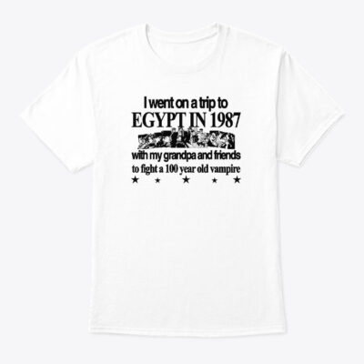 Jojo’s Bizarre Adventure I Went To Egypt To Fight A Vampire Shirt