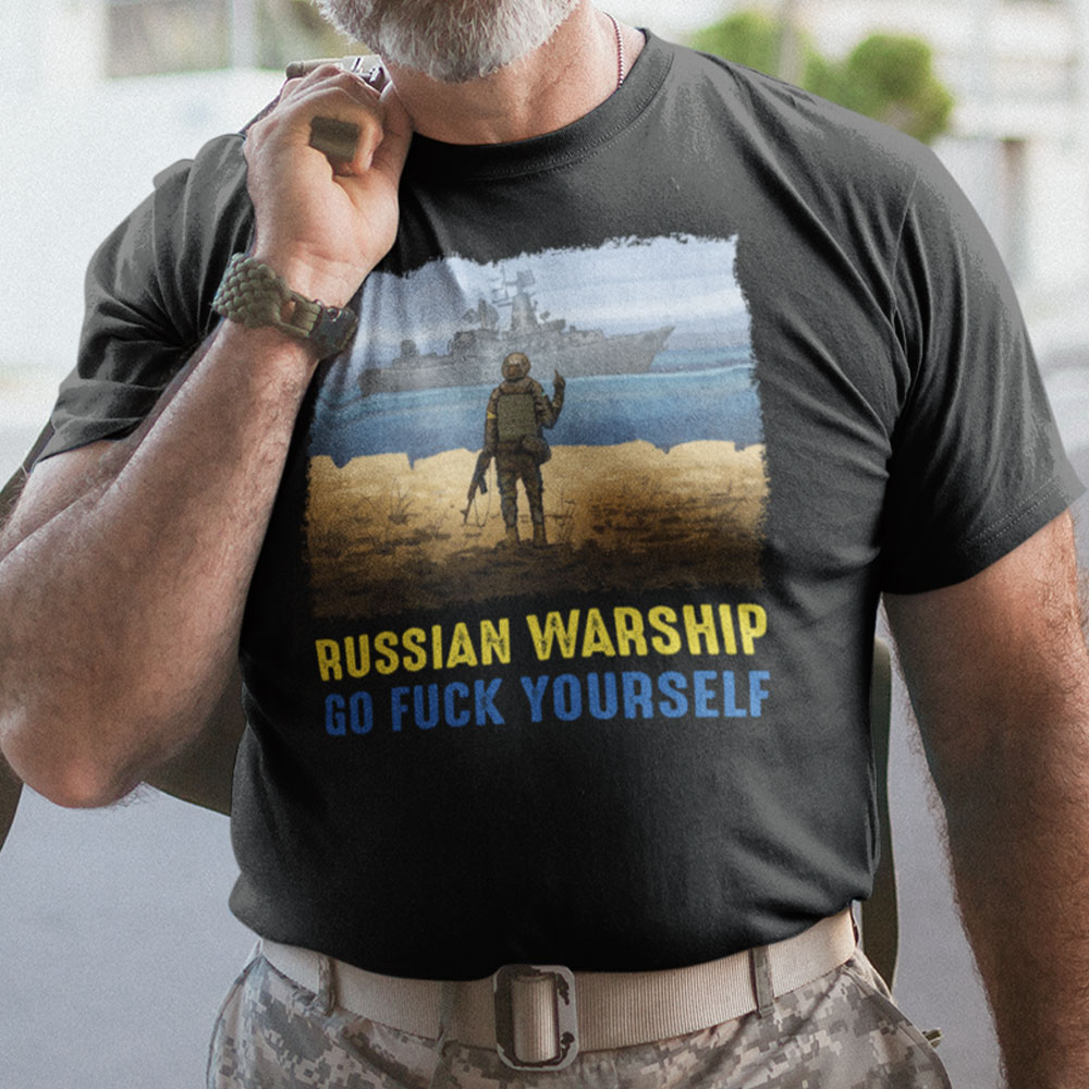 Russian Warship Go Fuck Yourself Shirt - Image 3