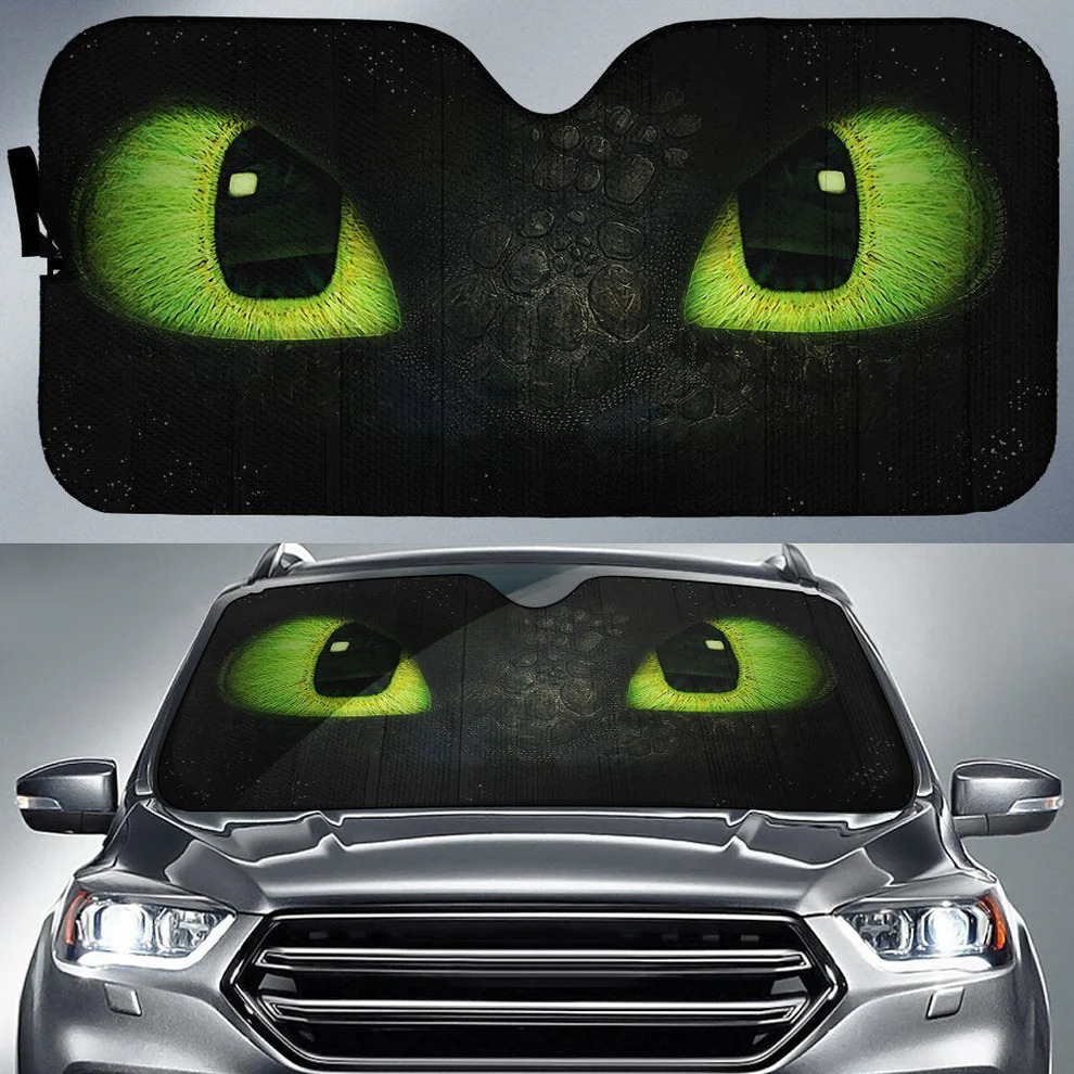 Demon Slayer Car Sunshade Custom Anime Car Accessories